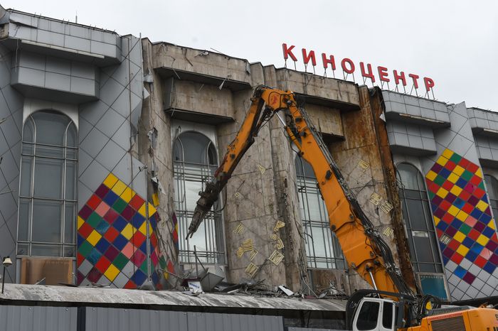 Снос кинотеатра «Соловей» в Москве