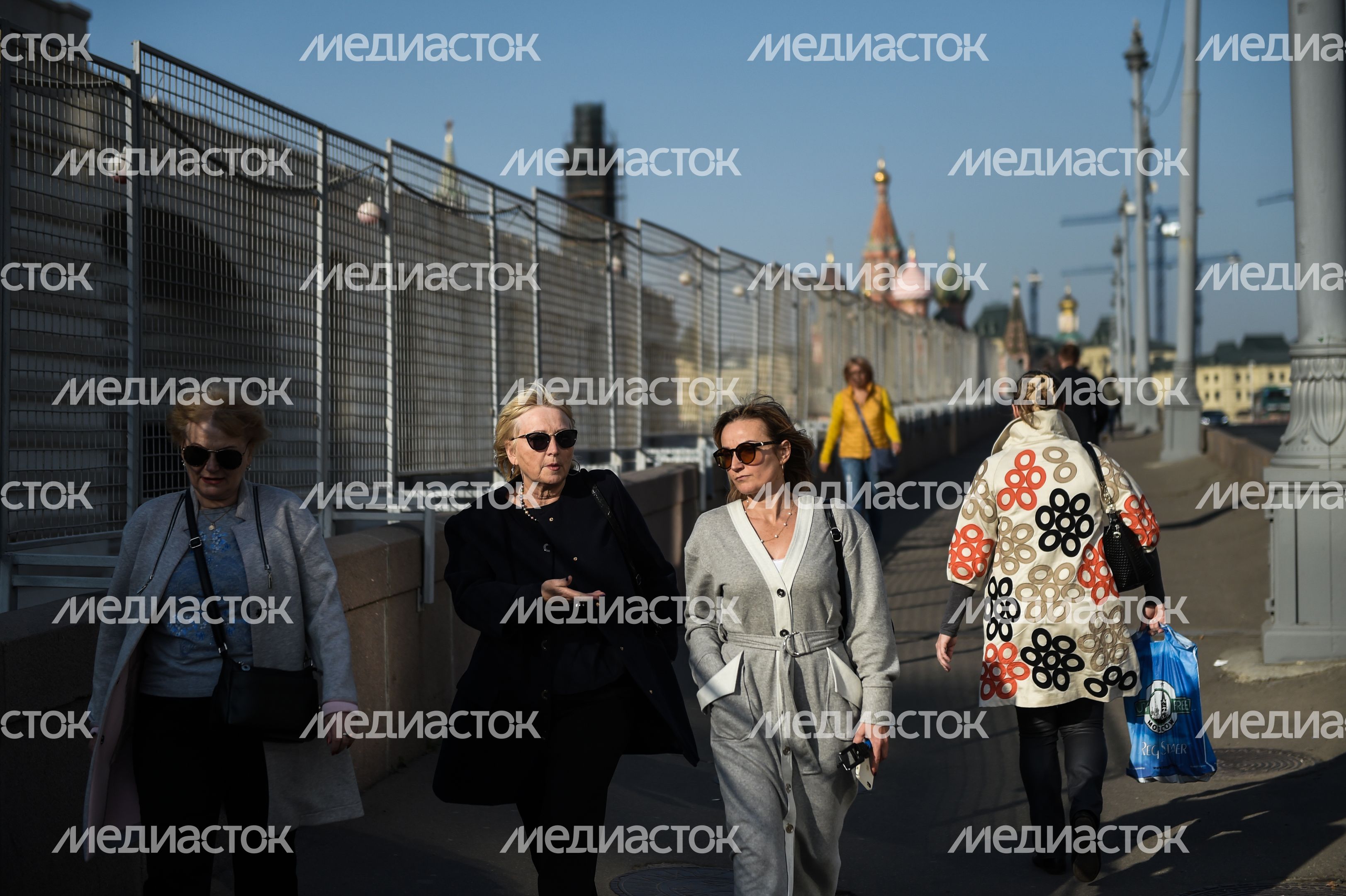 Пенсионеры в Москве