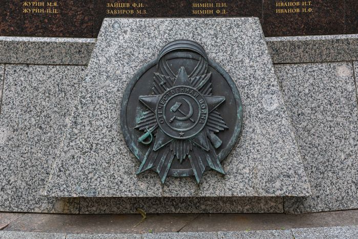 Мемориал «Стена Памяти» на аллее Славы города Видное Ленинского округа