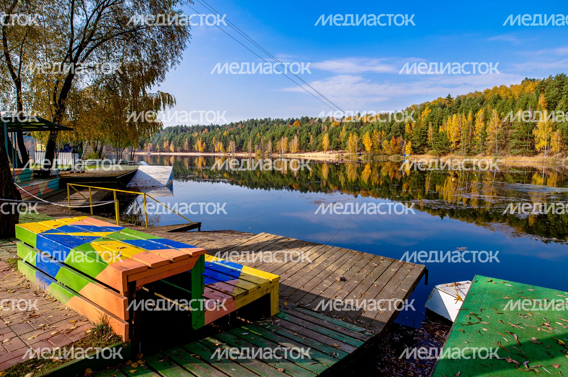 Осенние виды Волкушинского карьера