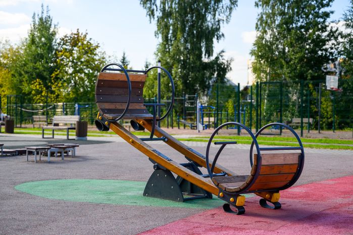 Детская площадка в парке «Марусино» в Люберцах