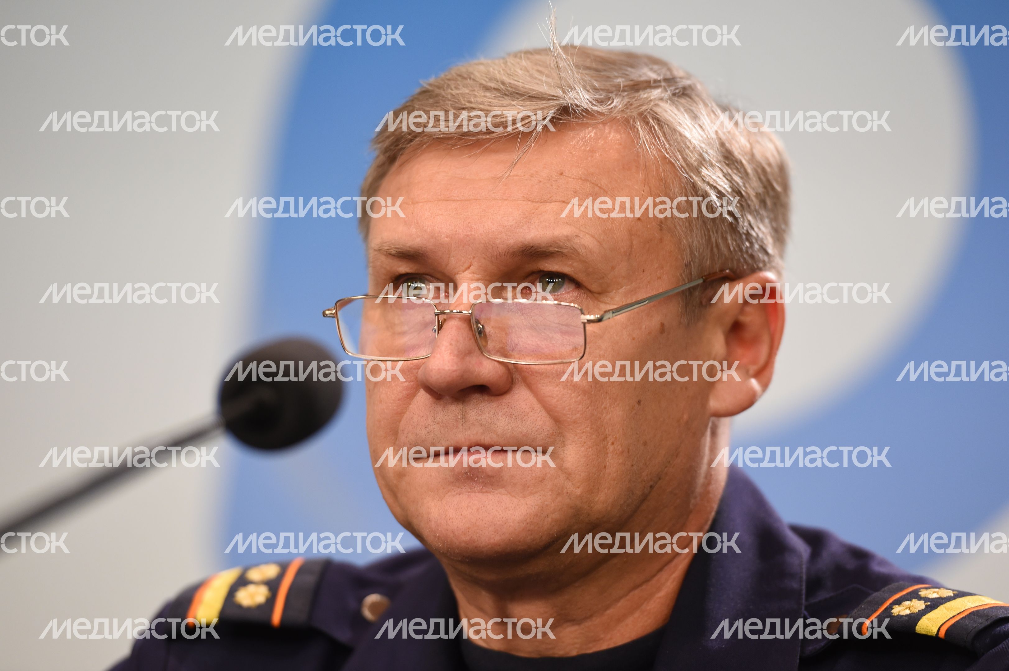 Пресс-конференция замначальника ГКУ МО «Мособлпожспас» Сергея Гедина