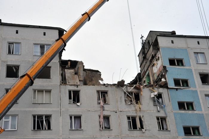 Взрыв бытового газа в пос. Загорские Дали