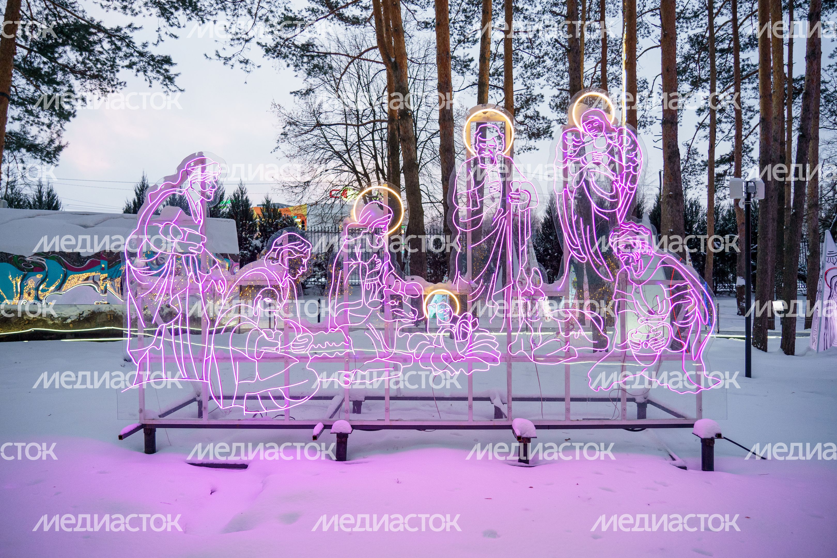 Световой парк «Путь света» в парке «Елочки»