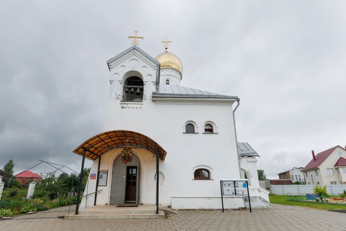 Храм Рождества Пресвятой Богородицы в поселке Поварово округа Солнечногорск