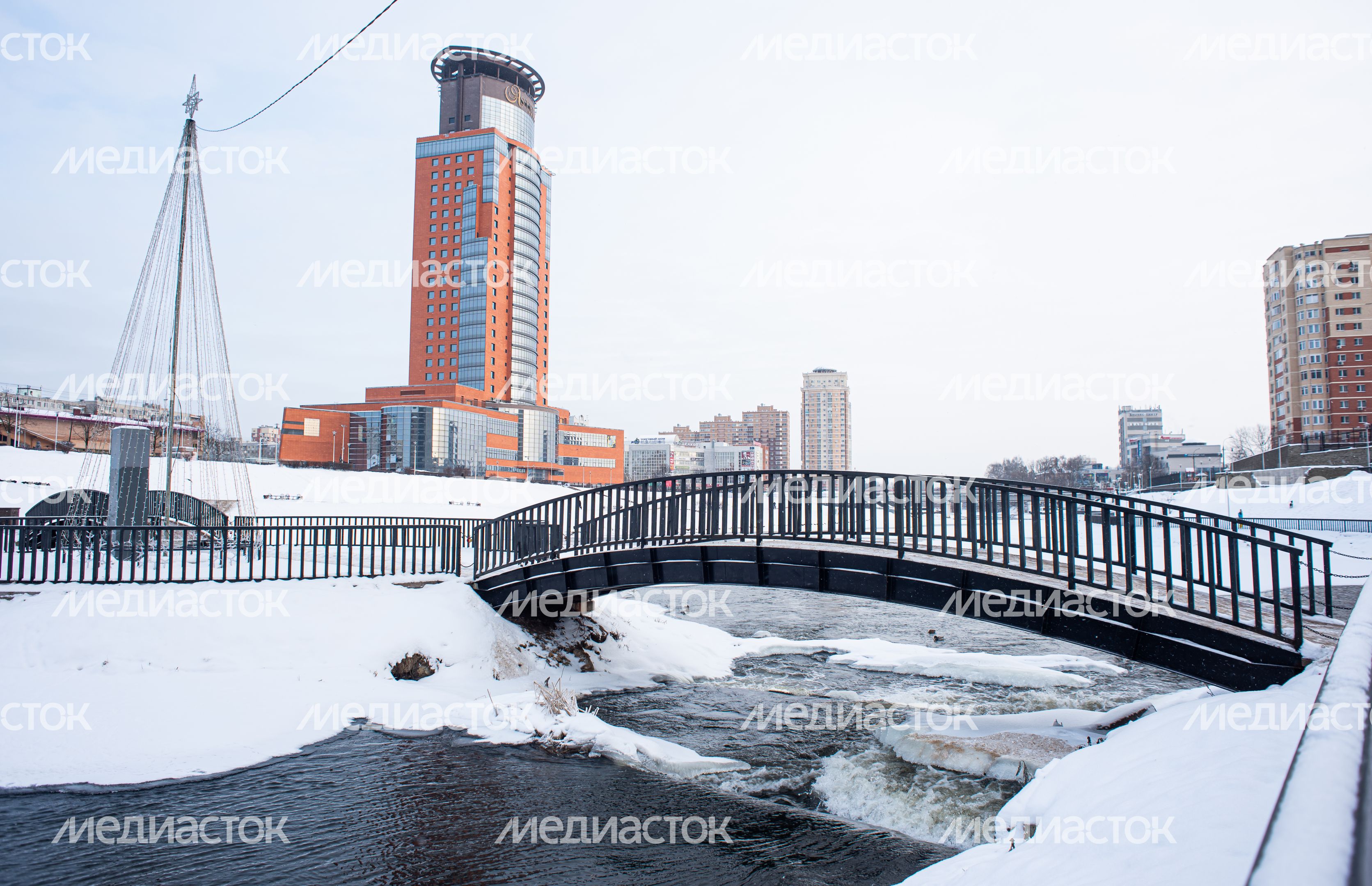 Зимние виды города Щелково