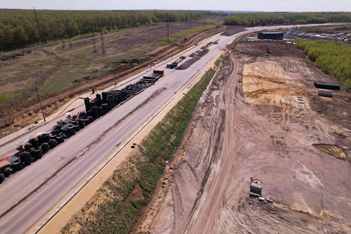 Строительство двух участков Южно-Лыткаринской автодороги