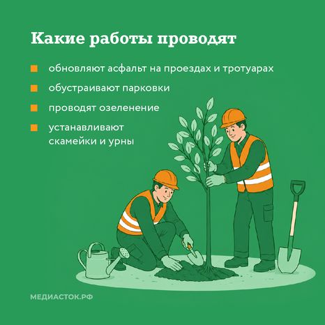 Благоустройство дворов квадрат 03