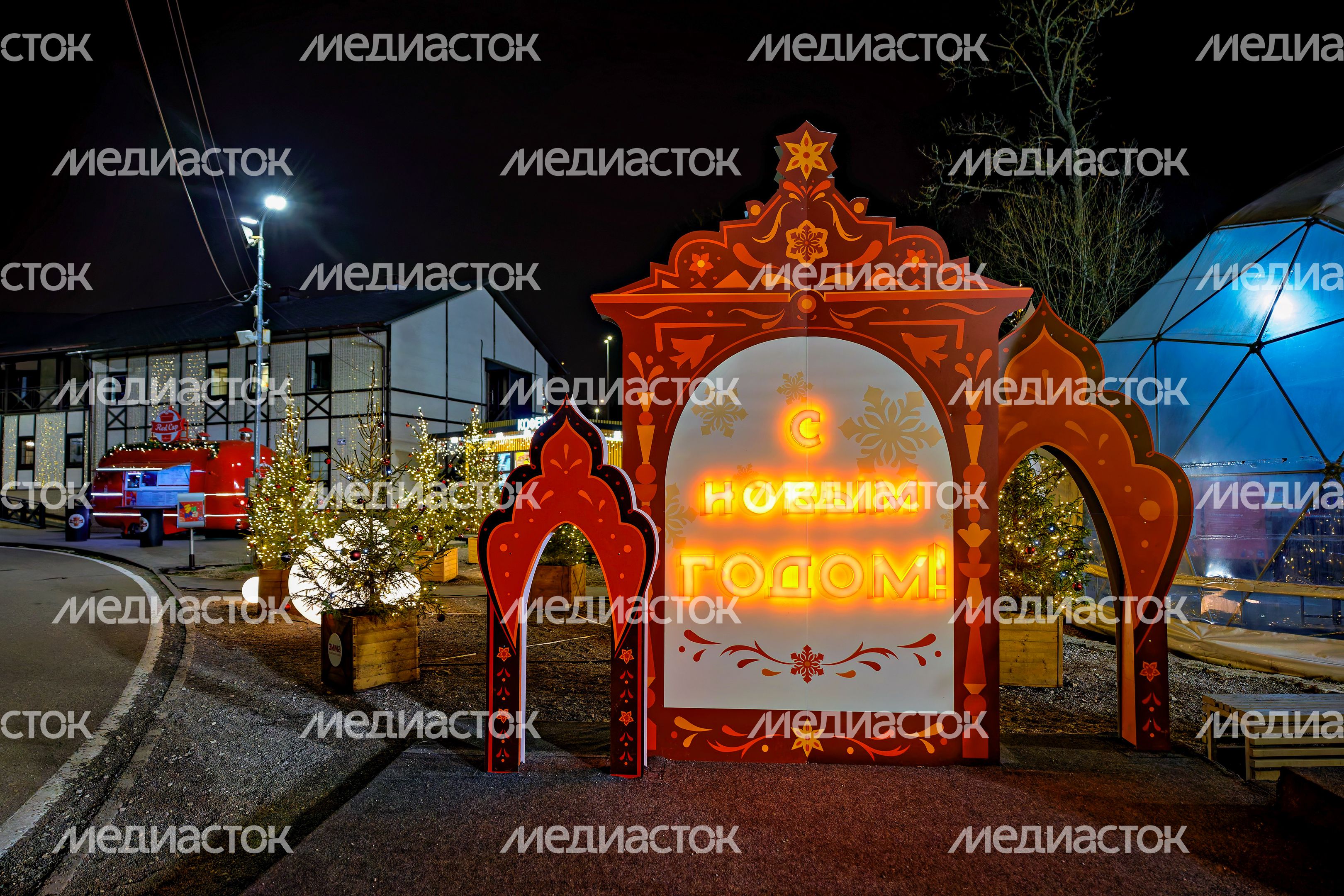 Одинцовский парк спорта, культуры и отдыха создает новогоднее настроение
