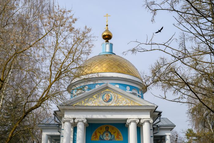 Знаменский храм в селе Непецино округа Коломна
