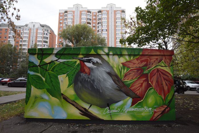 Граффити на улицах Москвы