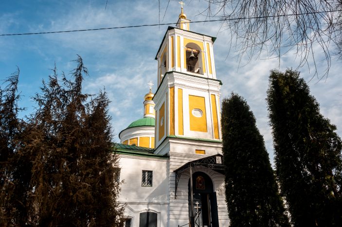 Зимние виды города Чехов