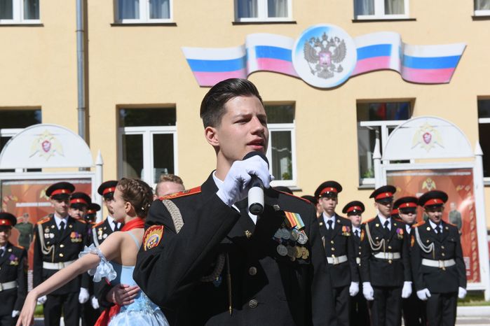 Последний звонок в Московском президентском кадетском училище имени М.А. Шолохова, 1 часть