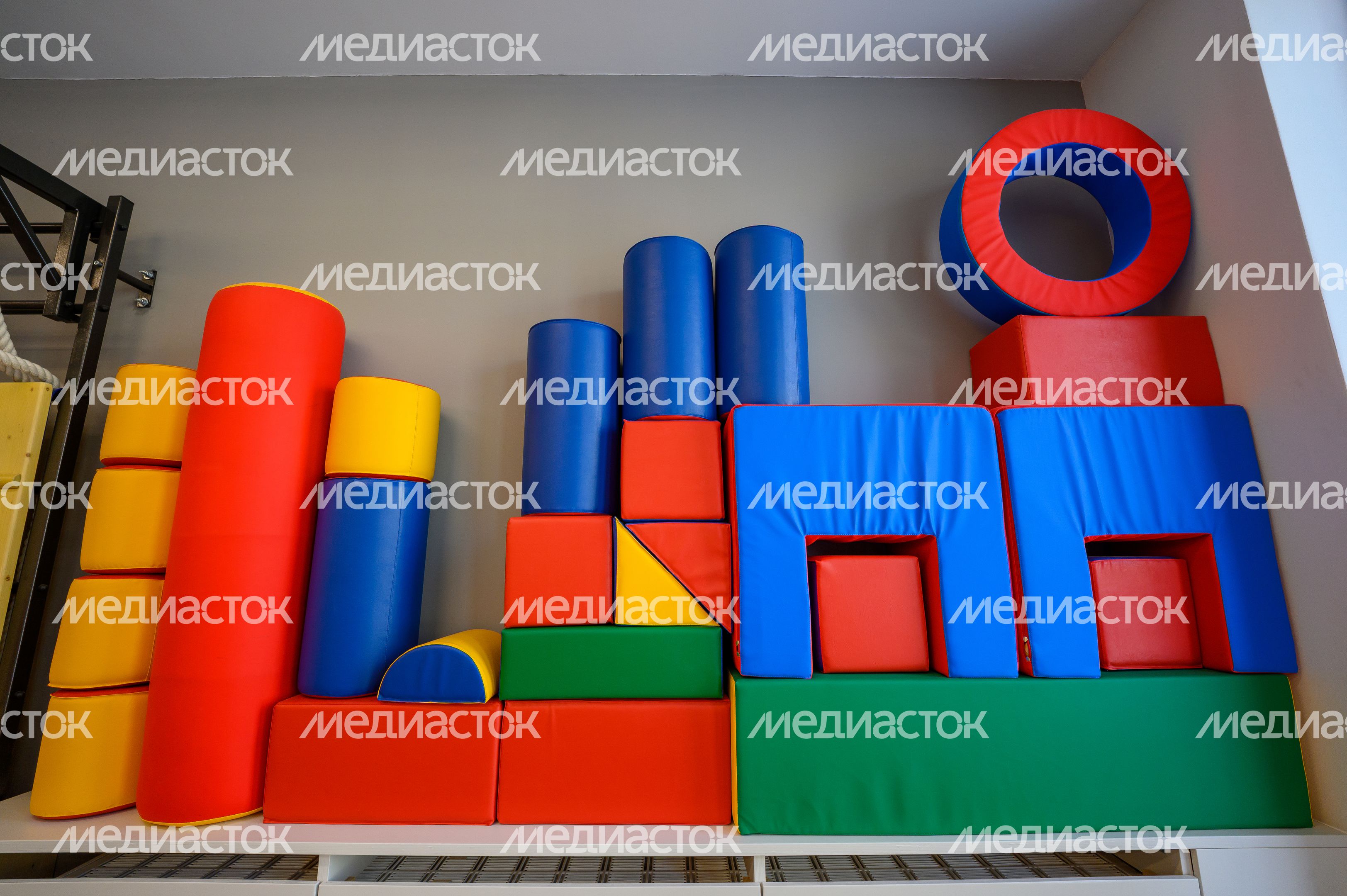 Спортивный зал в новом детском саду «Аистенок» в ЖК «Новое Медведково» в Мытищах Спортивный зал в новом детском саду «Аистенок» в ЖК «Новое Медведково» в Мытищах