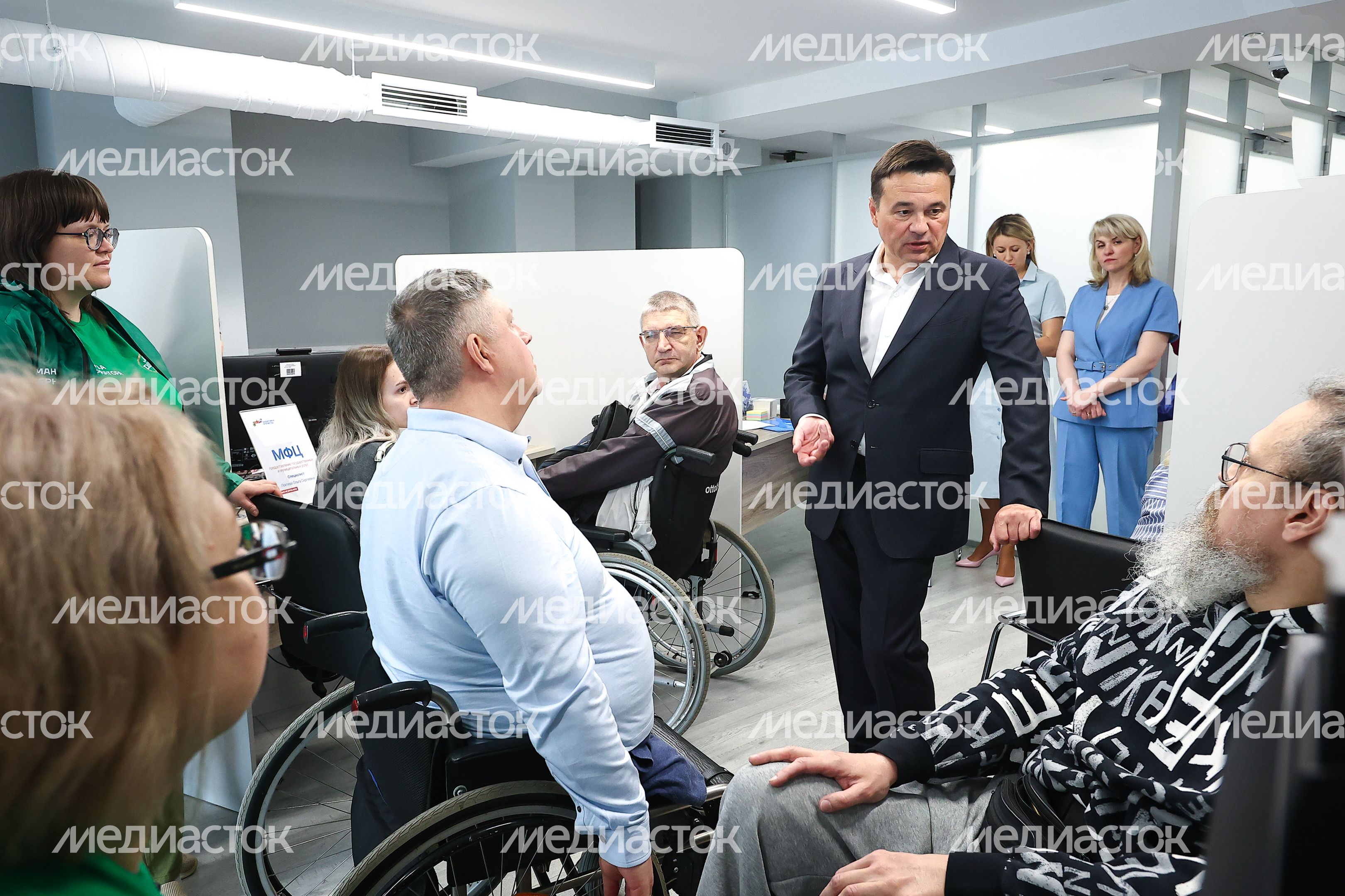 Встреча Губернатора Подмосковья с сотрудниками регионального отделения Фонда «Защитники Отечества»