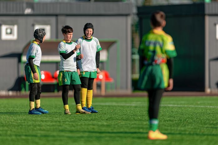 Турнир по регби среди мальчиков и девочек 2016–2017 годов рождения на стадионе «Труд» в Лобне