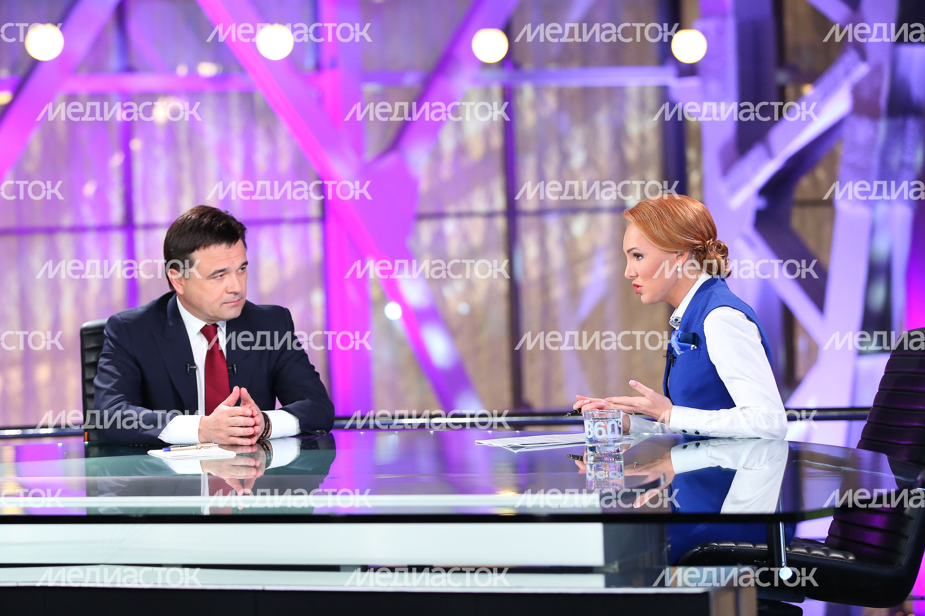 А. Воробьев в прямом эфире телеканала «360° Подмосковье»