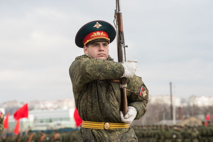 Репетиция Парада Победы в Алабино