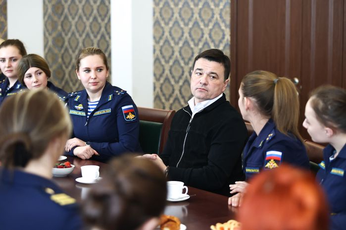 Поздравление с Международным женским днем связисток ВДВ Губернатором Подмосковья