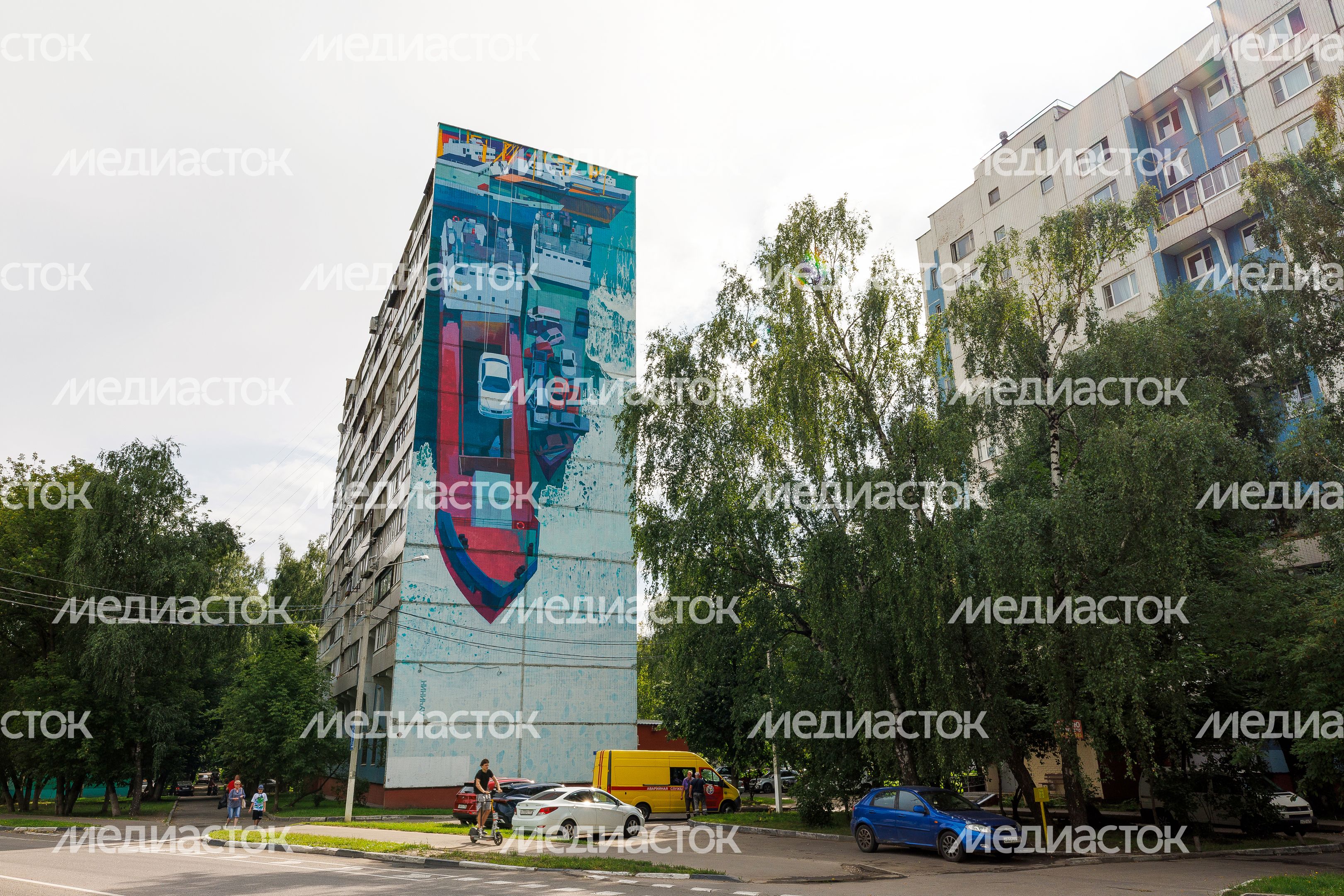 Муралы в Железнодорожном, Балашиха