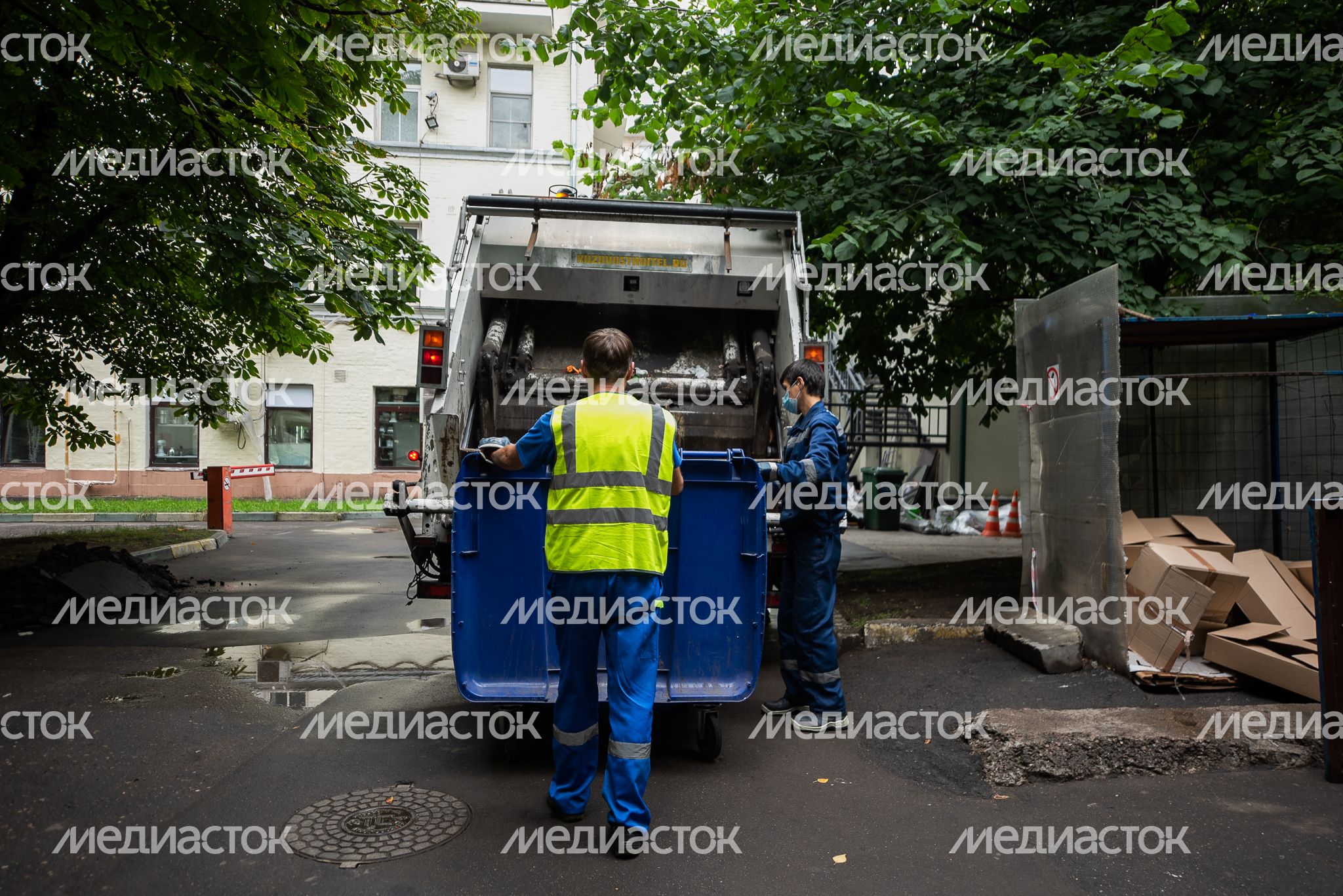 Вывоз вторсырья и смешанных отходов в Московской области