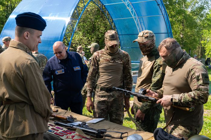 Военно-техническая игра "Арт-дуэль-2024" на аэродроме Волосово