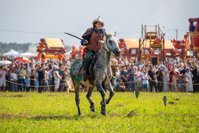 Эпоха Древней Руси XVI века на фестивале «Гуляй город» в округе Чехов