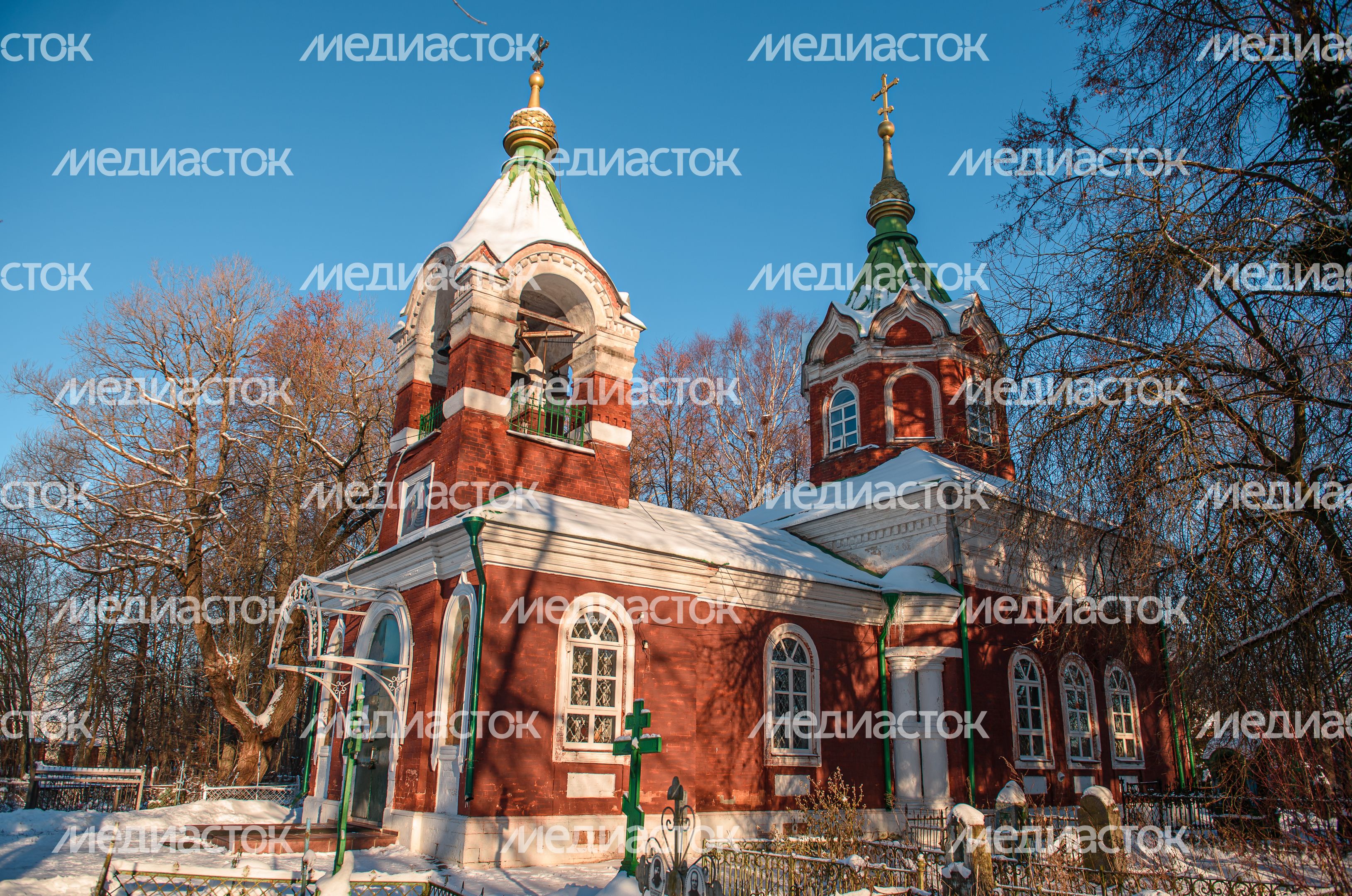 Зимние виды города Калязин