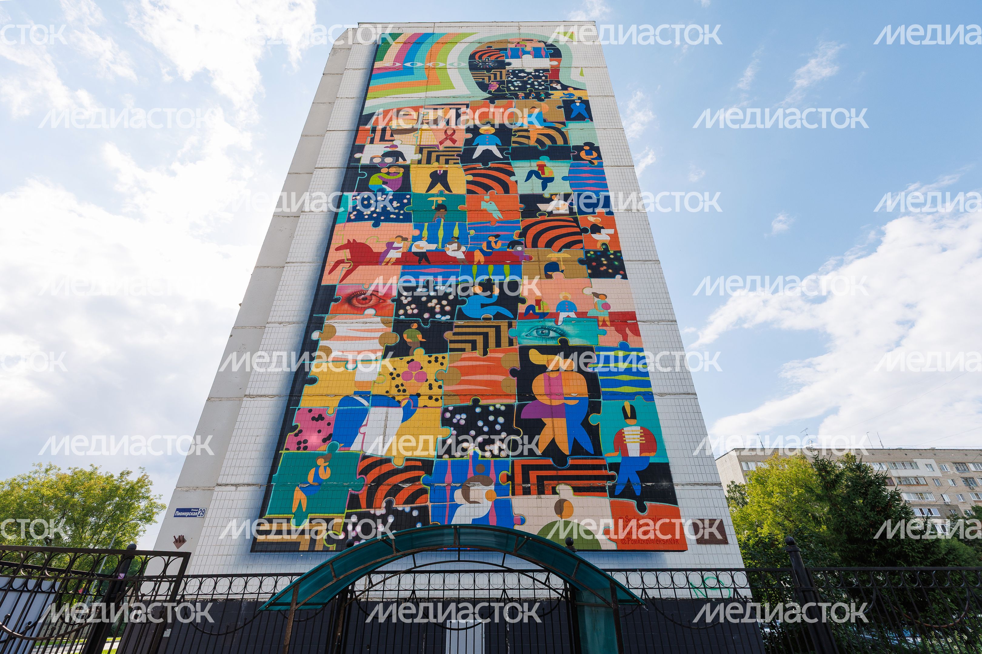 Муралы в Железнодорожном, Балашиха
