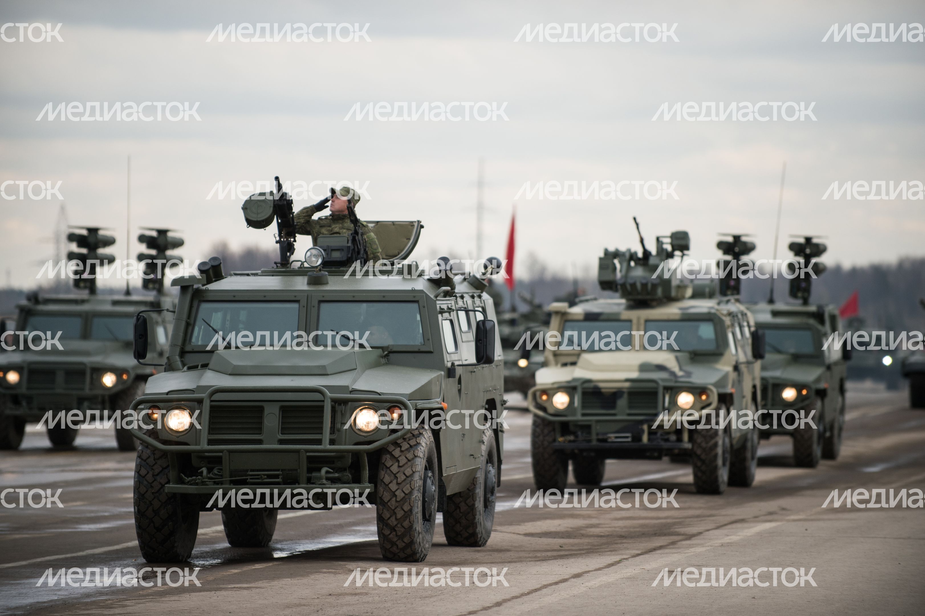 Репетиция Парада Победы в Алабино