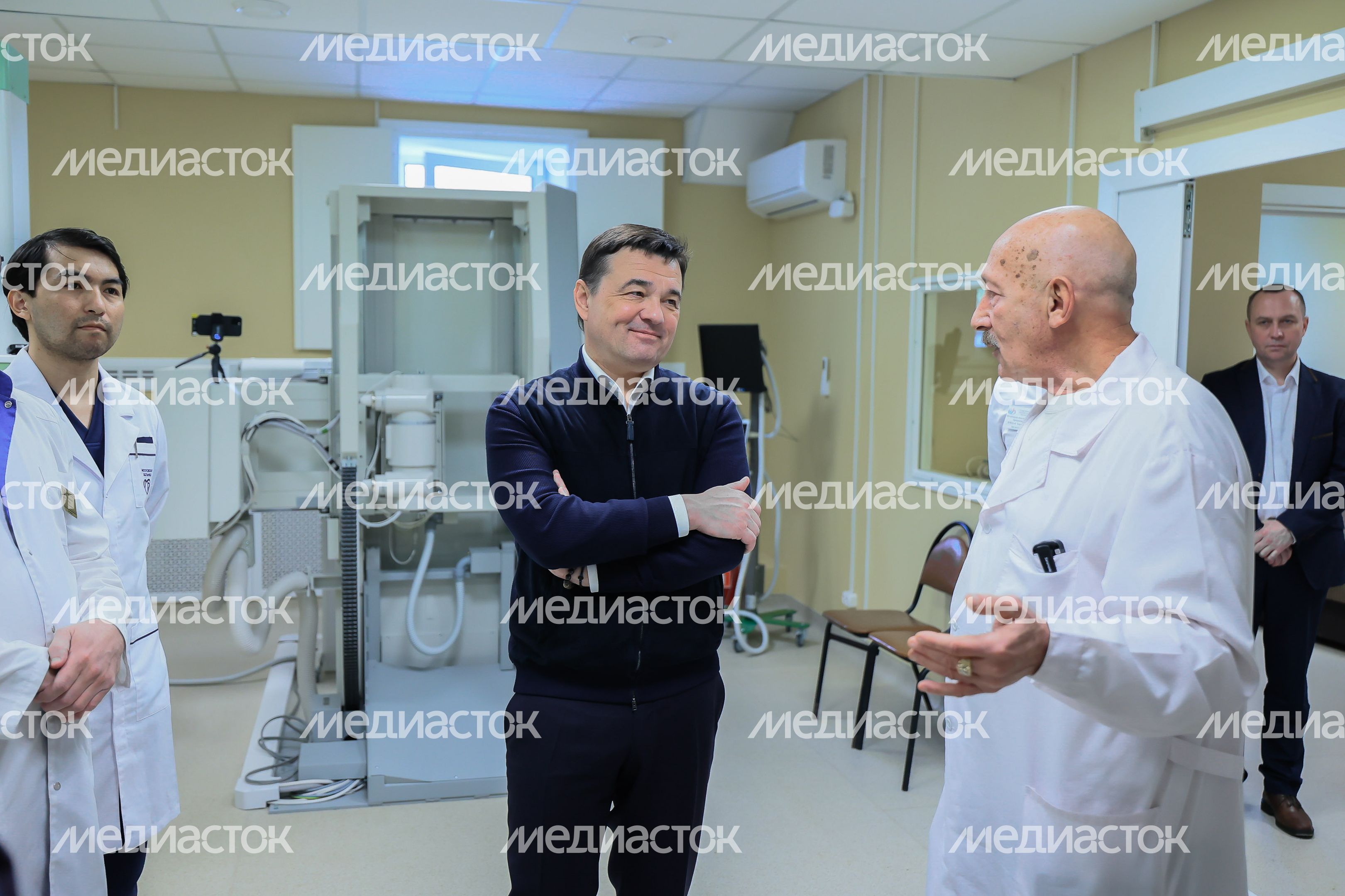 Посещение Губернатором Подмосковья Воскресенской областной больницы