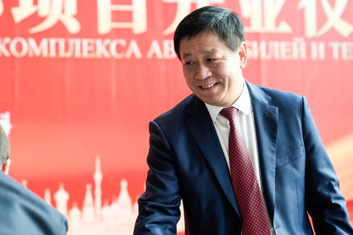 Открытие ТВК автомобилей и техники бизнес-парка "Гринвуд" в Красногорске