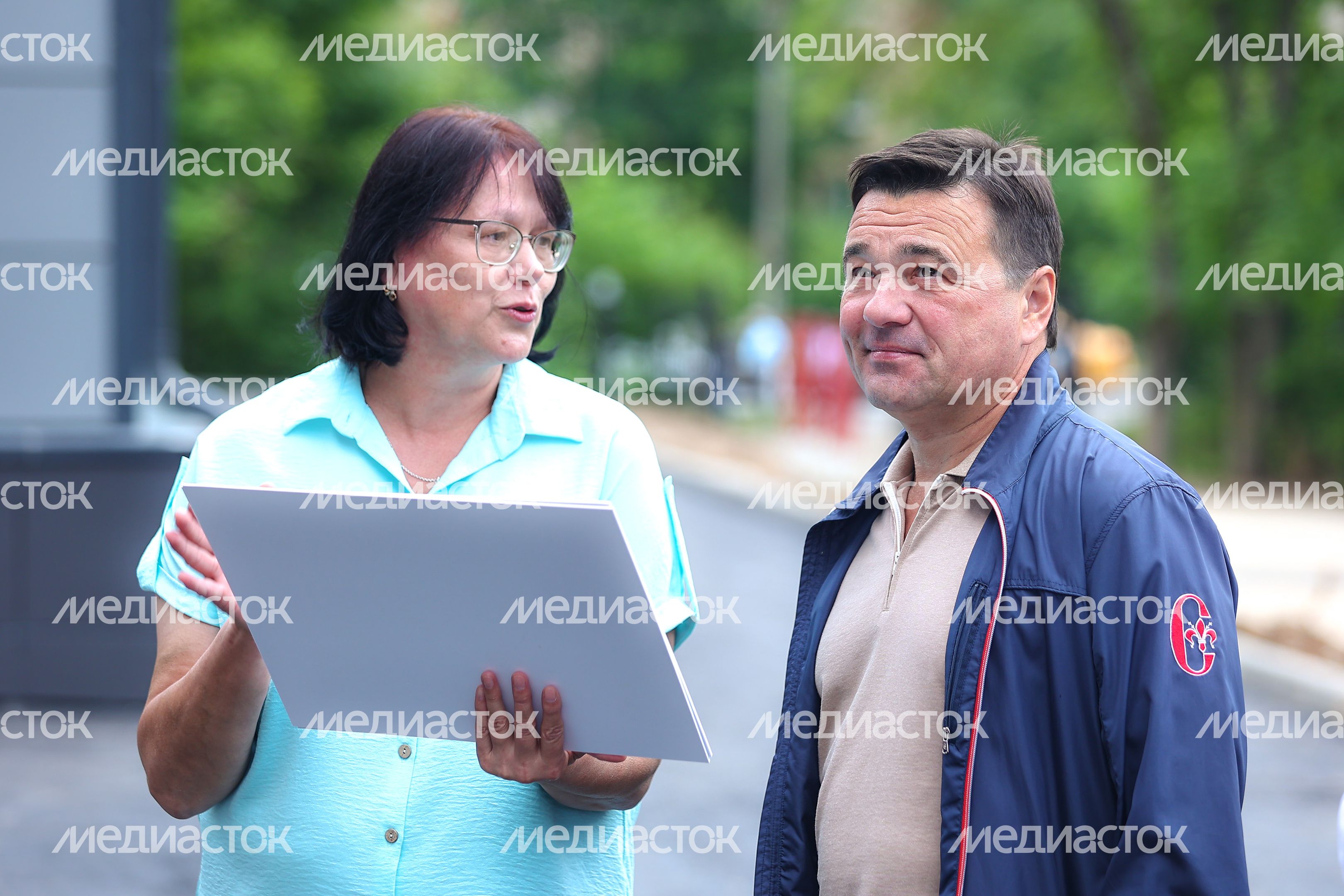 Посещение Губернатором Подмосковья школы №2 в Можайске