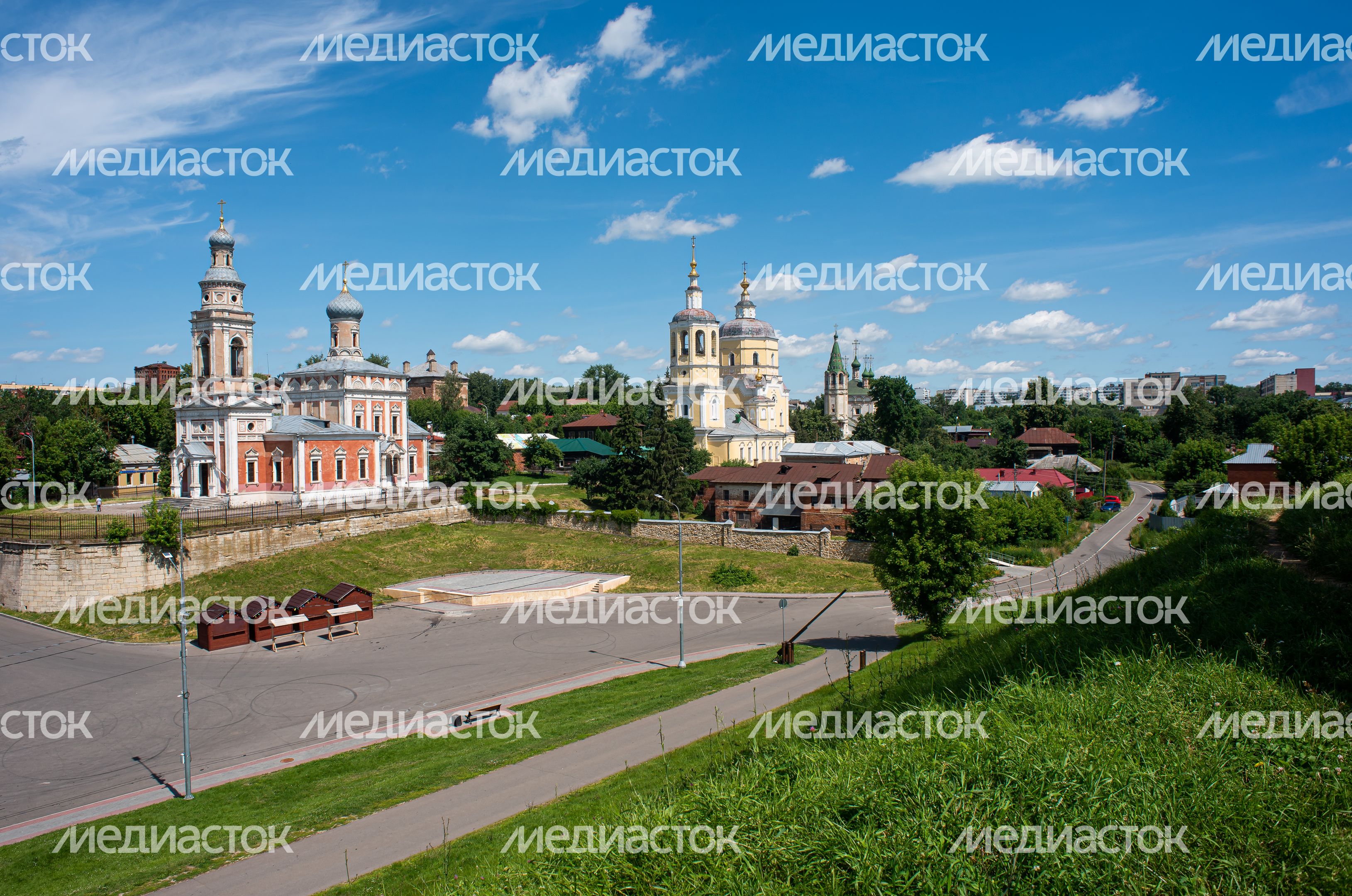 Летние виды города Серпухов