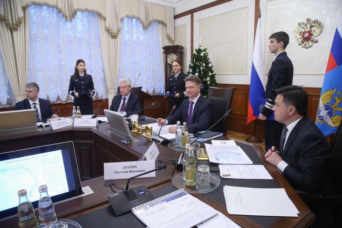 Заседание Координационного совета по развитию транспортной системы Москвы и Подмосковья 18.12.2017