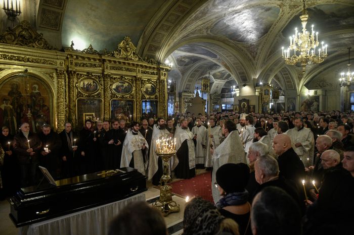 Отпевание Валерия Халилова