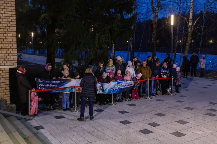Звездный городок. Встреча членов экипажа 21-й экспедиции посещения МКС