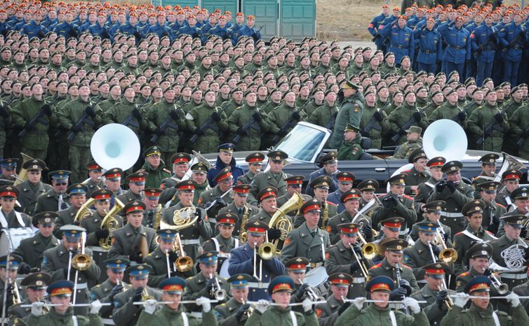Репетиция Парада Победы в Алабино