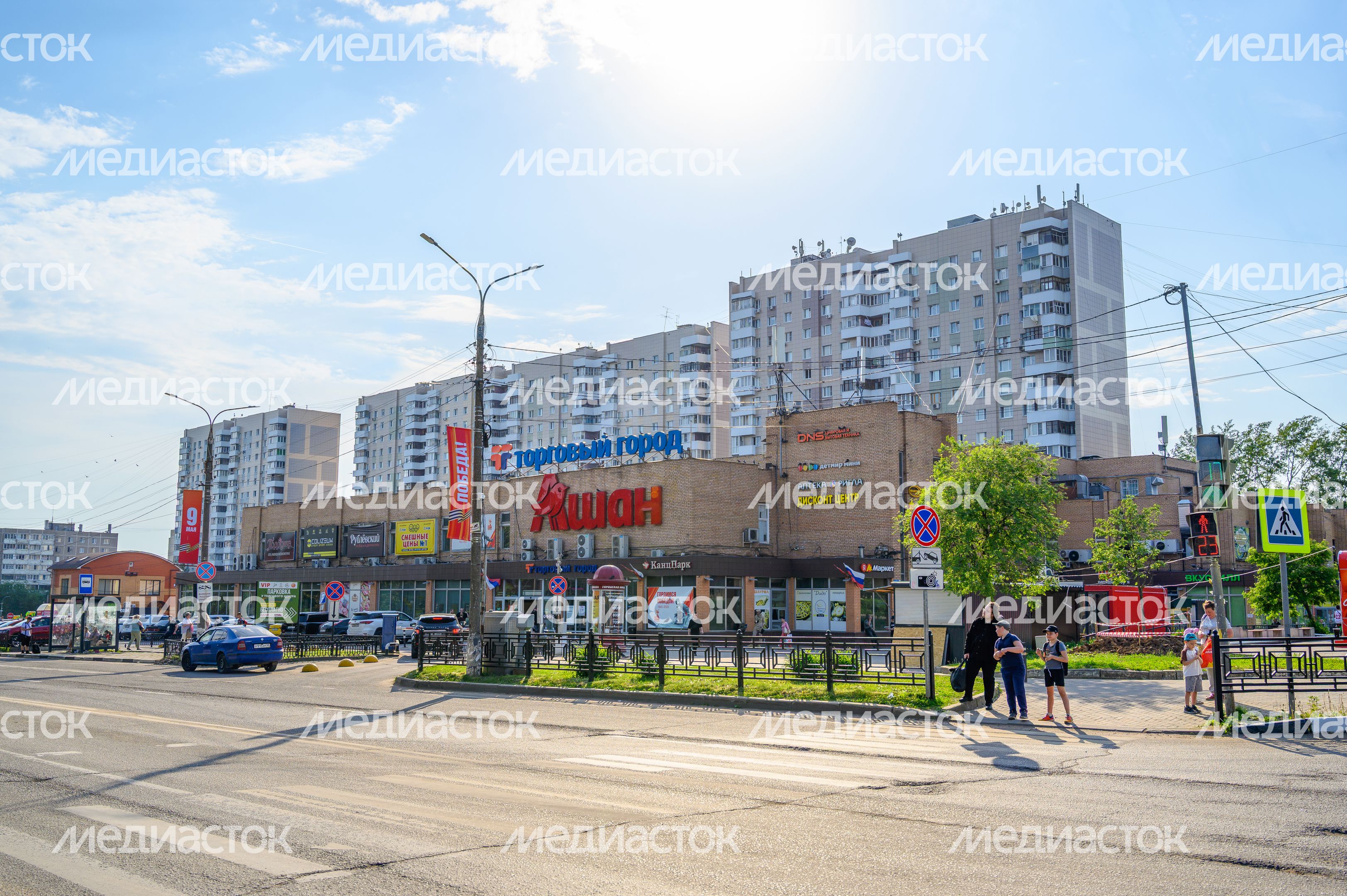 Виды Домодедово: микрорайон Авиационный