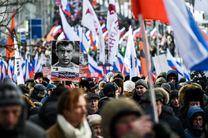 Марш памяти Бориса Немцова в Москве