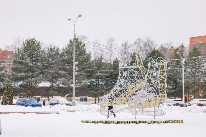 Клин. Виды города. Зима