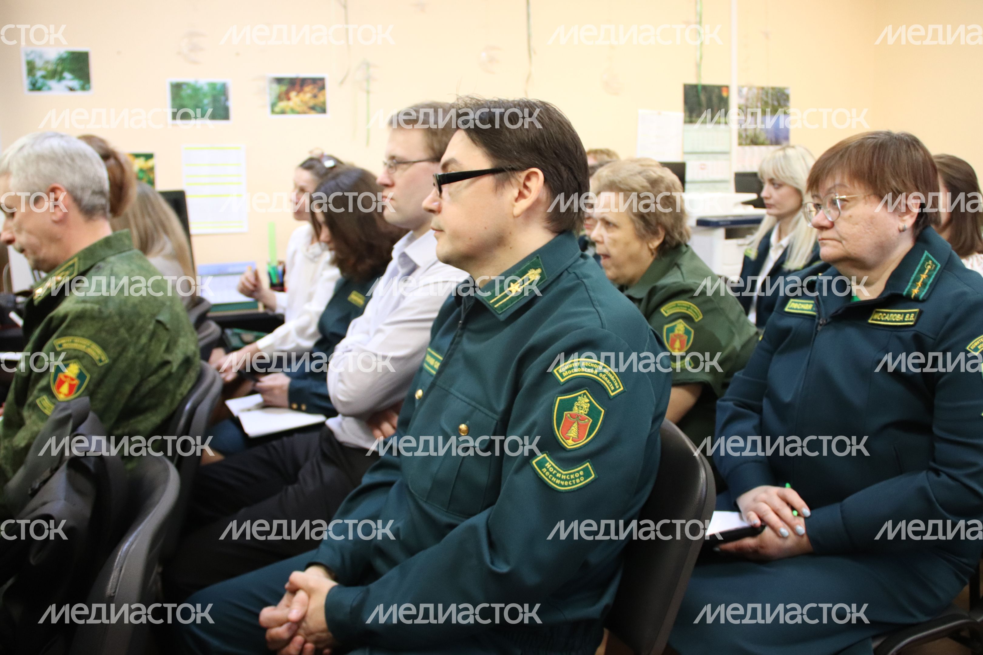Совещание Мурашова в Ногинском лесничестве и осмотр ЛПС