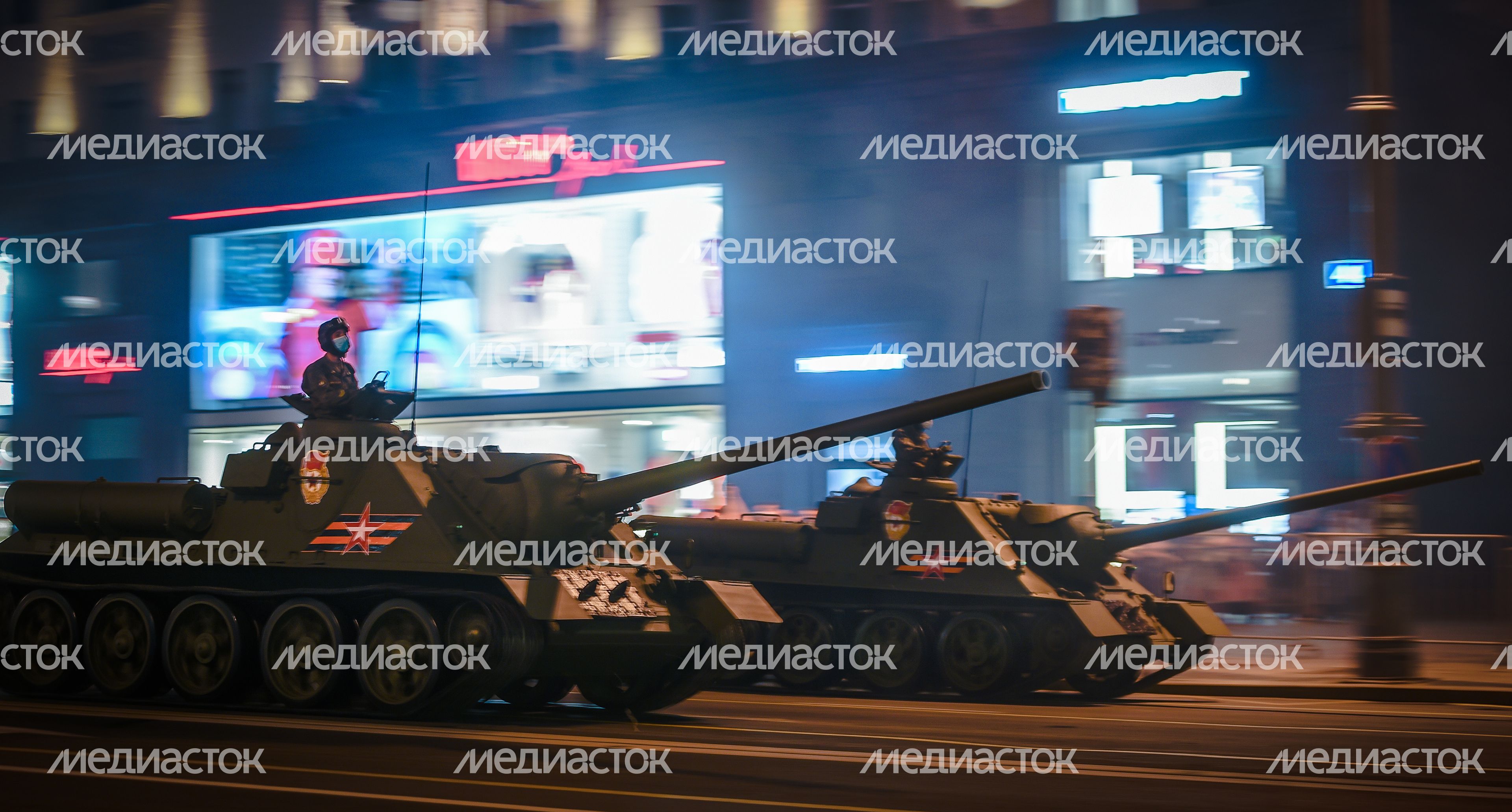 Вторая репетиция парада Победы в Москве