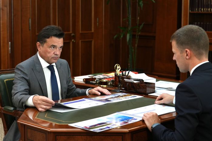 Андрей Воробьев провел рабочую встречу с главой Балашихи Сергеем Юровым