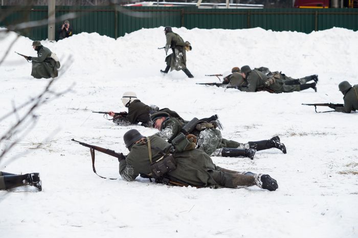 Мытищи. Военно-историческая реконструкция «Разгром немецких войск под Москвой»