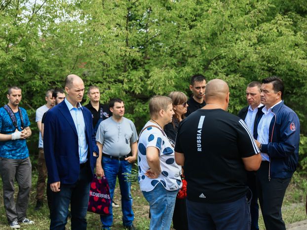 Оперативный штаб с участием Губернатора Подмосковья на месте ЧП в Сергиевом Посаде