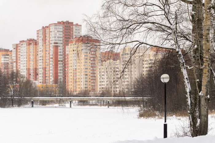 Балашиха. Парк «Заречная». Зима
