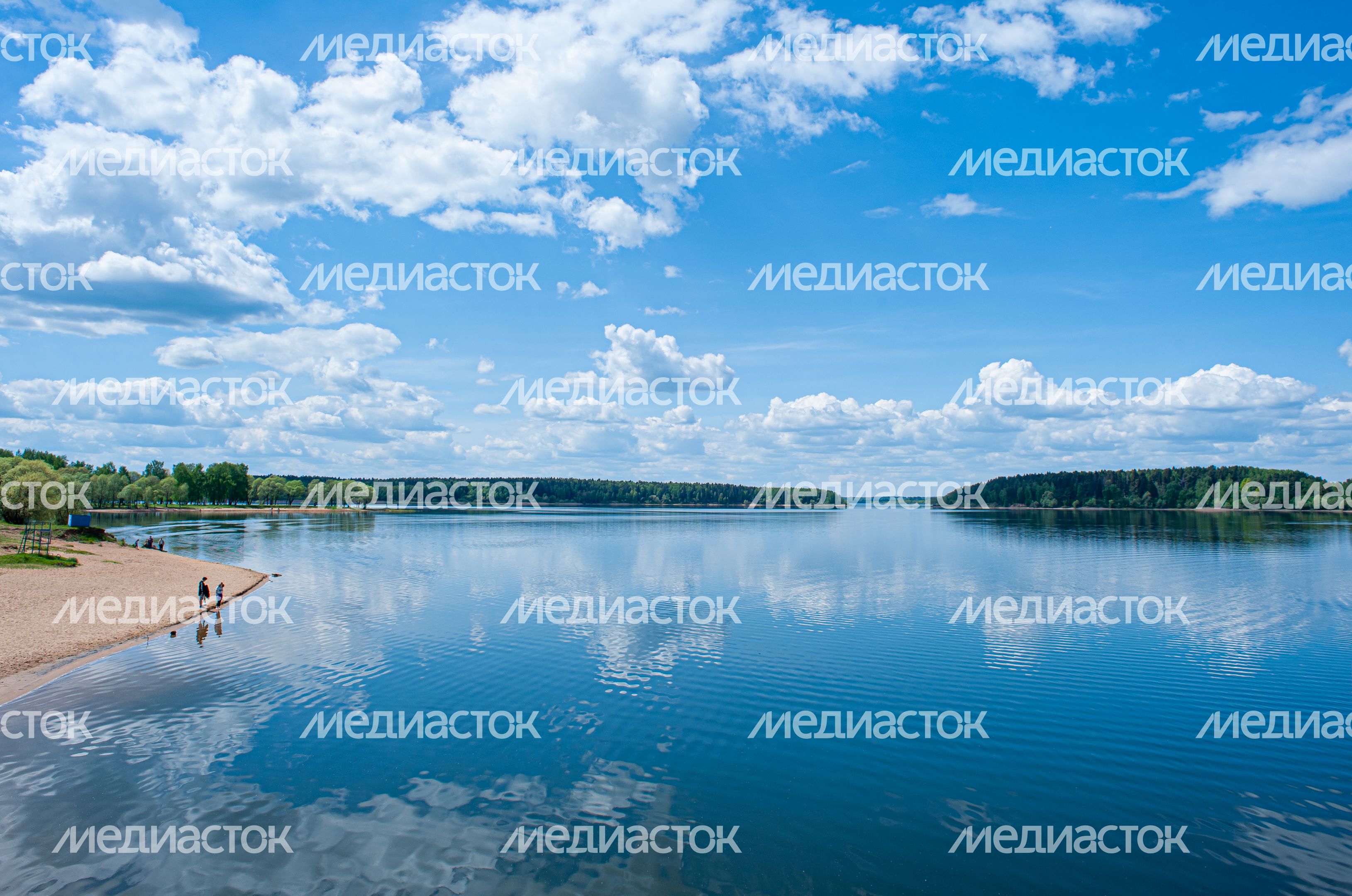 Весенние виды города Руза