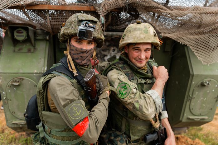 Реконструкция современных боевых действий в парке «Патриот» Одинцовского округа