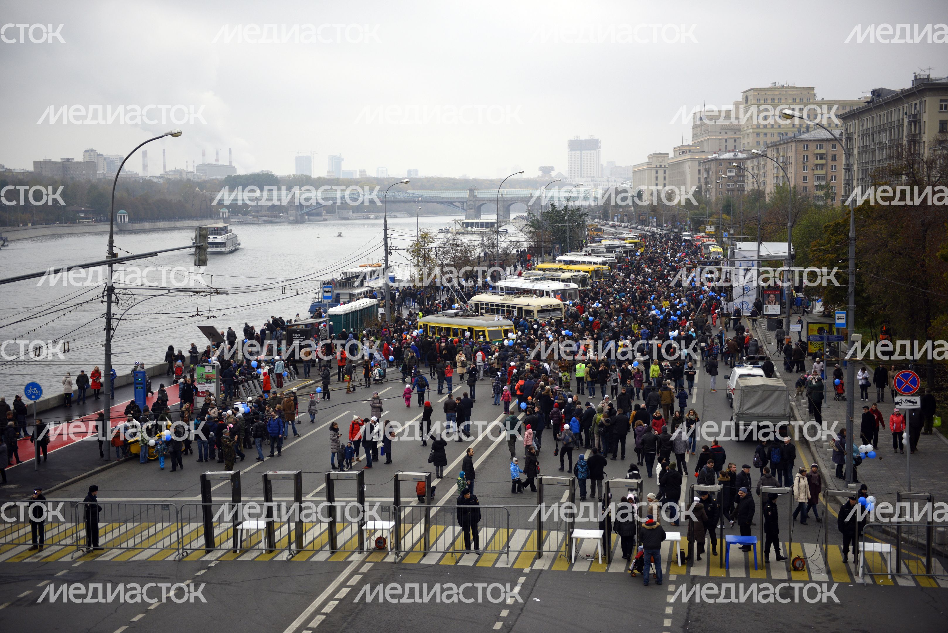 Праздник московского троллейбуса в Москве